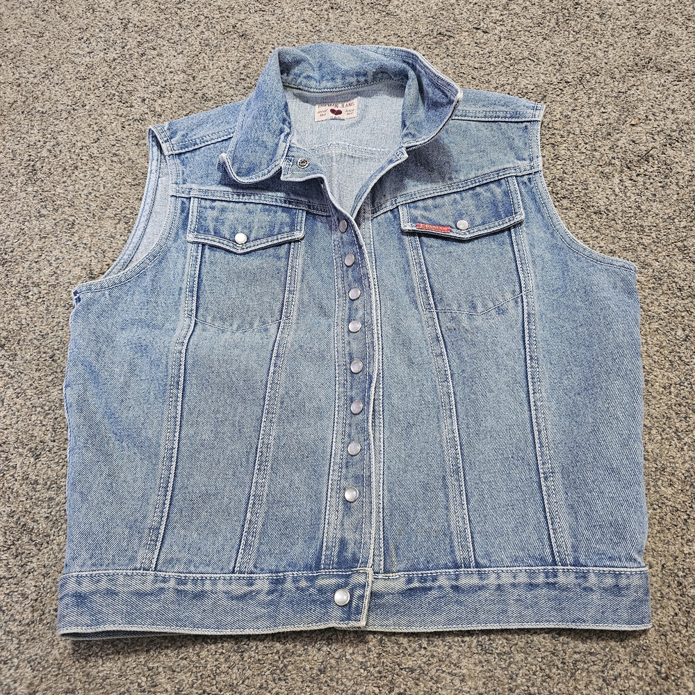 Denim Sleeveless Vest
